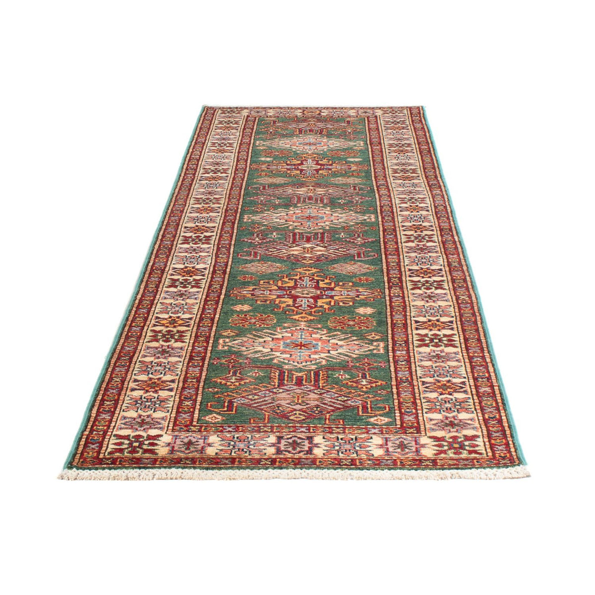 Tappeto corsia Tappeto Ziegler - Kazak - 297 x 80 cm - verde
