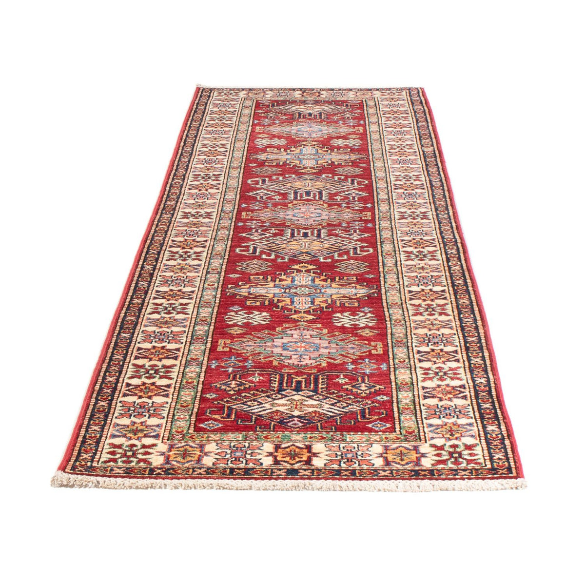 Tappeto corsia Tappeto Ziegler - Kazak - 302 x 81 cm - rosso