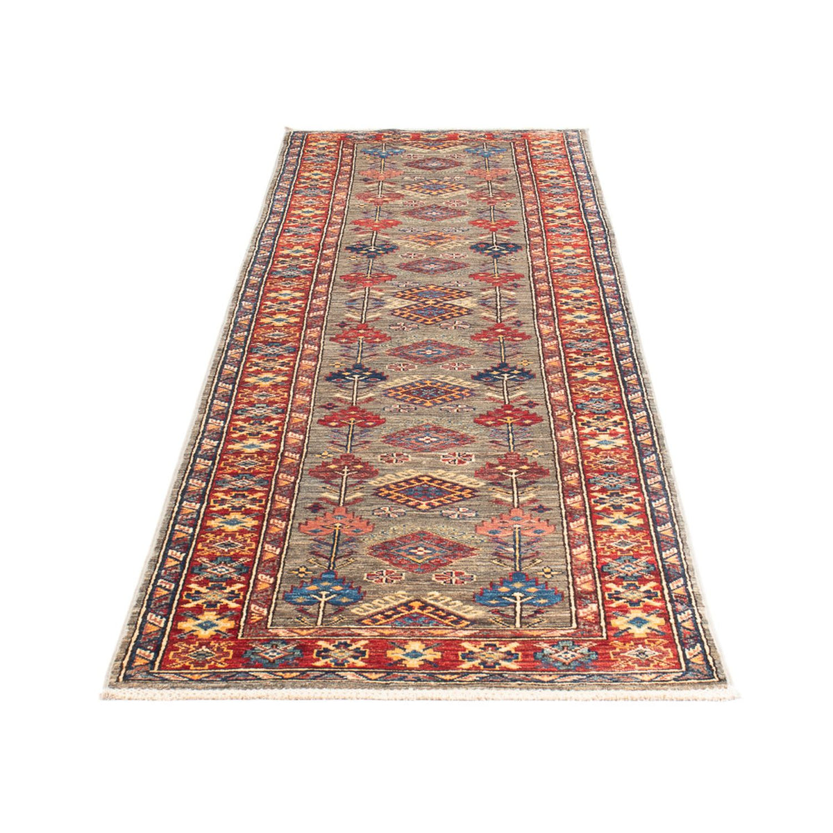 Tappeto corsia Tappeto Ziegler - Kazak - 319 x 77 cm - multicolore
