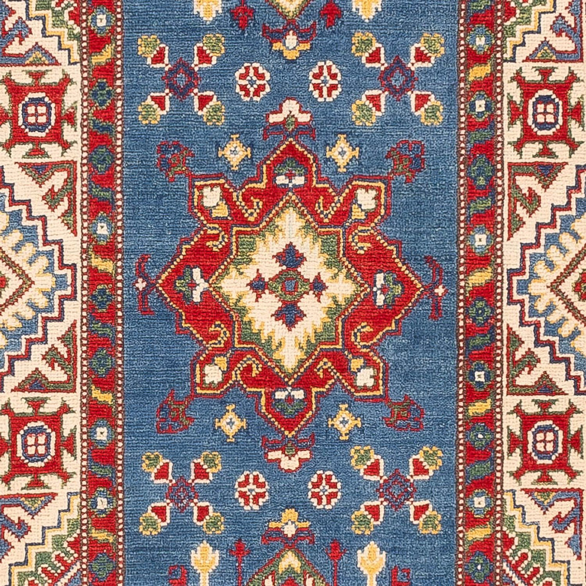 Tappeto corsia Tappeto Ziegler - Kazak - 403 x 78 cm - blu scuro