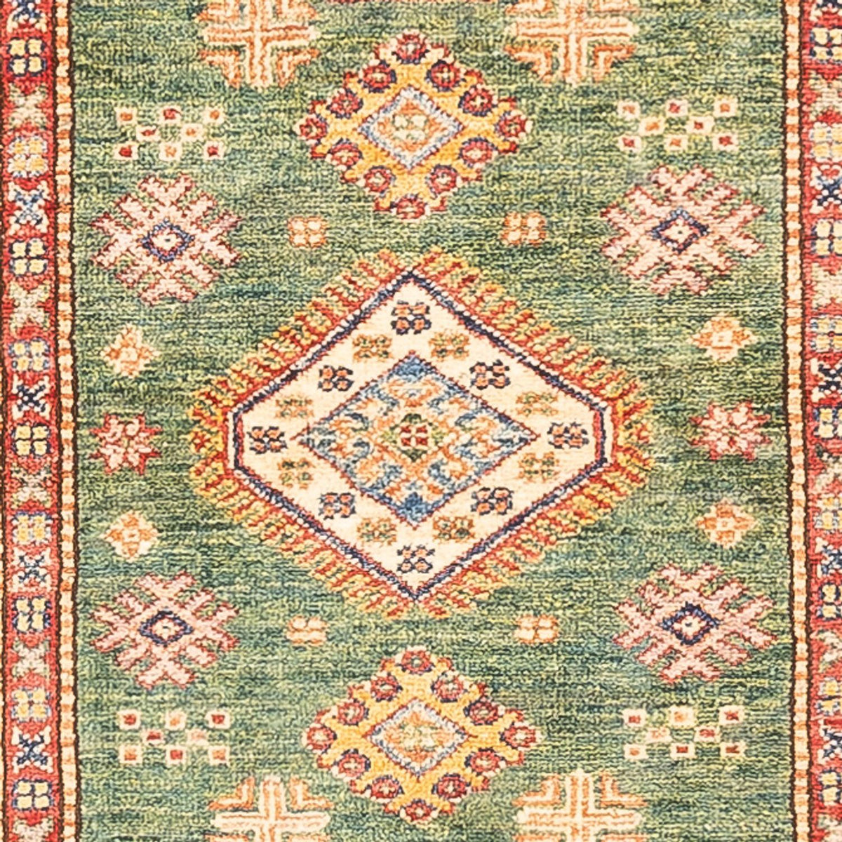 Tappeto corsia Tappeto Ziegler - Kazak - 295 x 76 cm - verde