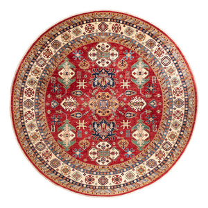 Tappeto Ziegler - Kazak rotondo  - 306 x 306 cm - multicolore
