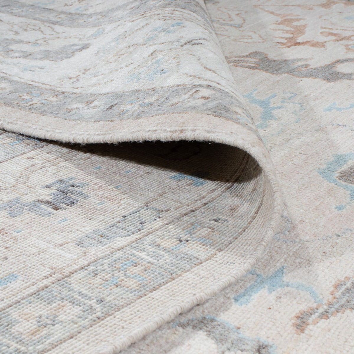 Tappeto Ziegler - Usak - 236 x 176 cm - grigio chiaro