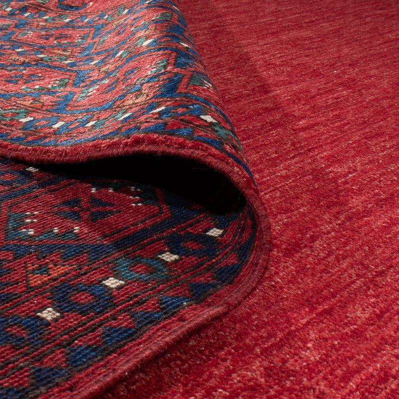 Tappeto afgano - Kunduz - 313 x 259 cm - rosso