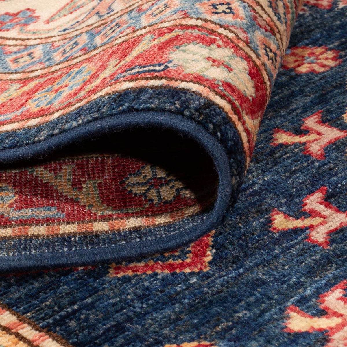 Tappeto Ziegler - Kazak - 301 x 246 cm - blu scuro