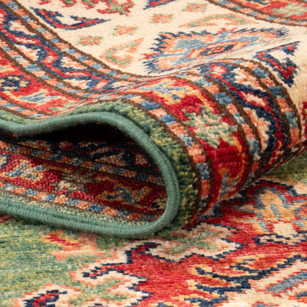 Tappeto Ziegler - Kazak - 203 x 150 cm - verde chiaro