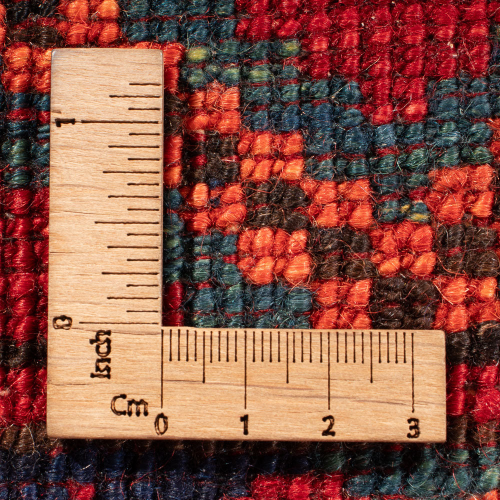 Tappeto afgano - Kunduz - 199 x 149 cm - rosso