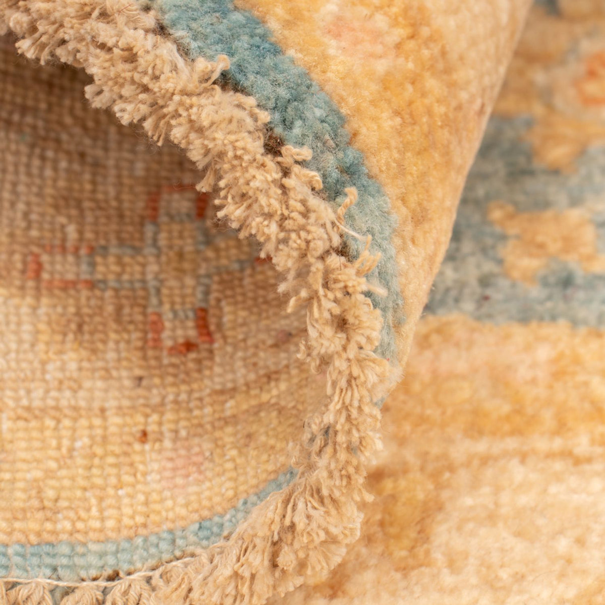 Tappeto Ziegler rotondo - 96 x 99 cm - blu