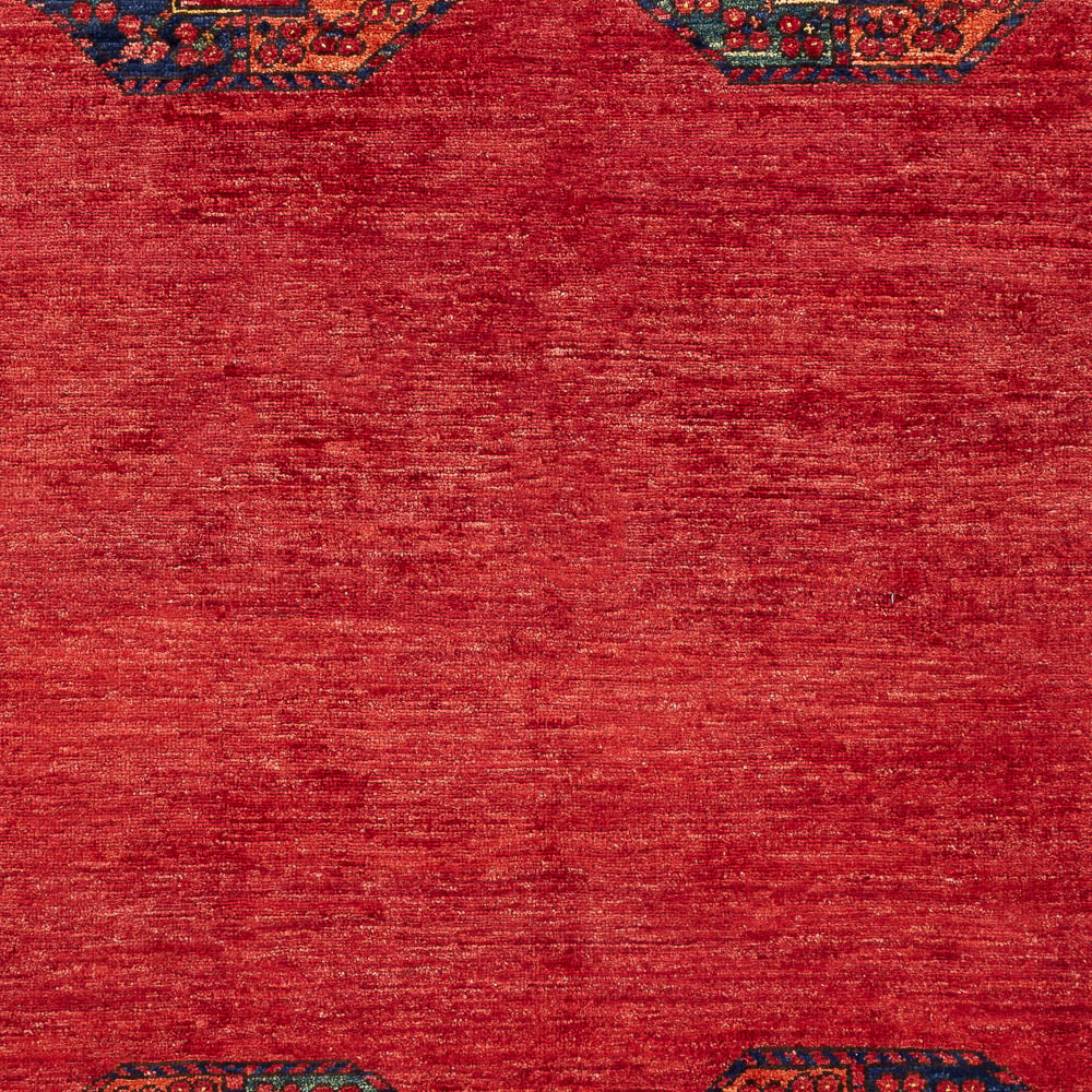 Tappeto afgano - Kunduz - 205 x 158 cm - rosso