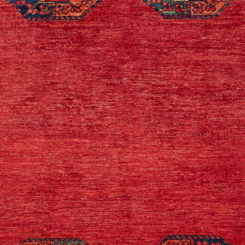 Tappeto afgano - Kunduz - 205 x 158 cm - rosso