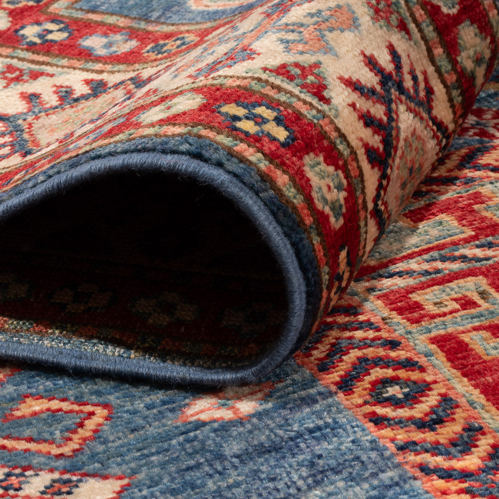 Tappeto Ziegler - Kazak - Reale - 182 x 117 cm - blu