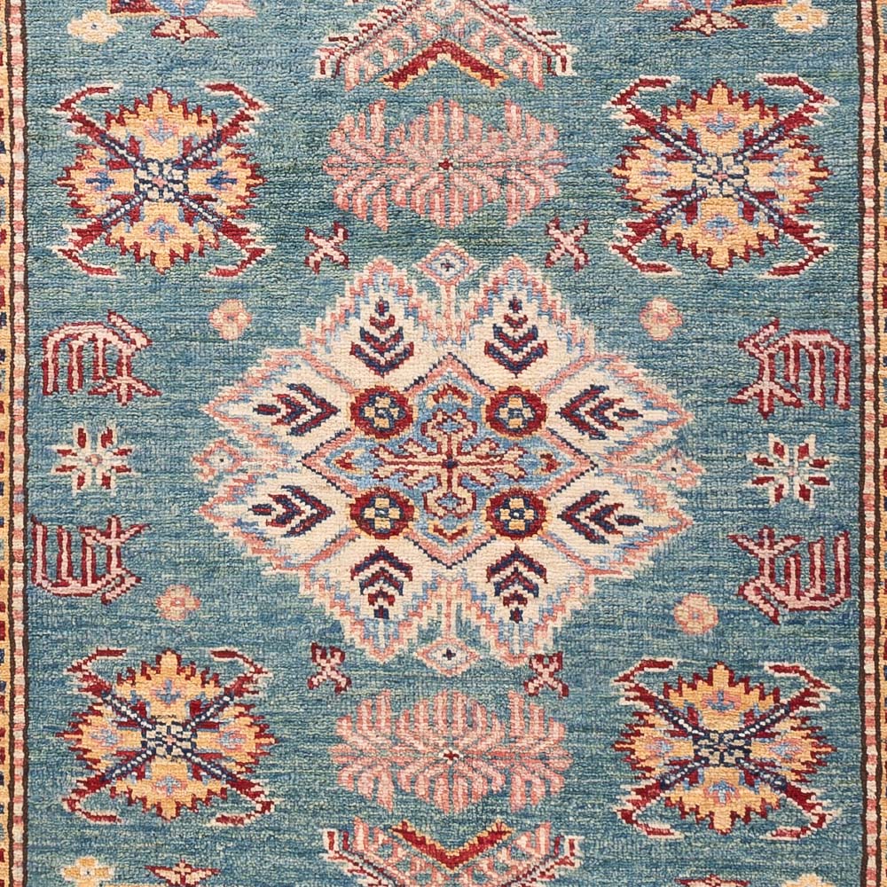 Tappeto Ziegler - Kazak - Reale - 183 x 121 cm - verde mare
