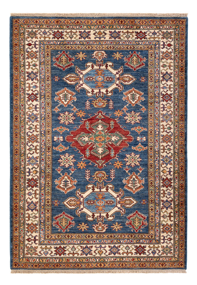 Tappeto Ziegler - Kazak - Reale - 170 x 122 cm - blu scuro