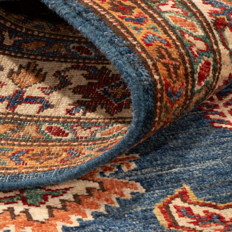 Tappeto Ziegler - Kazak - Reale - 170 x 122 cm - blu scuro