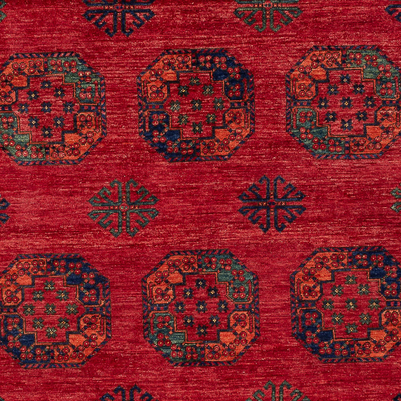 Tappeto afgano - Kunduz - 317 x 213 cm - rosso