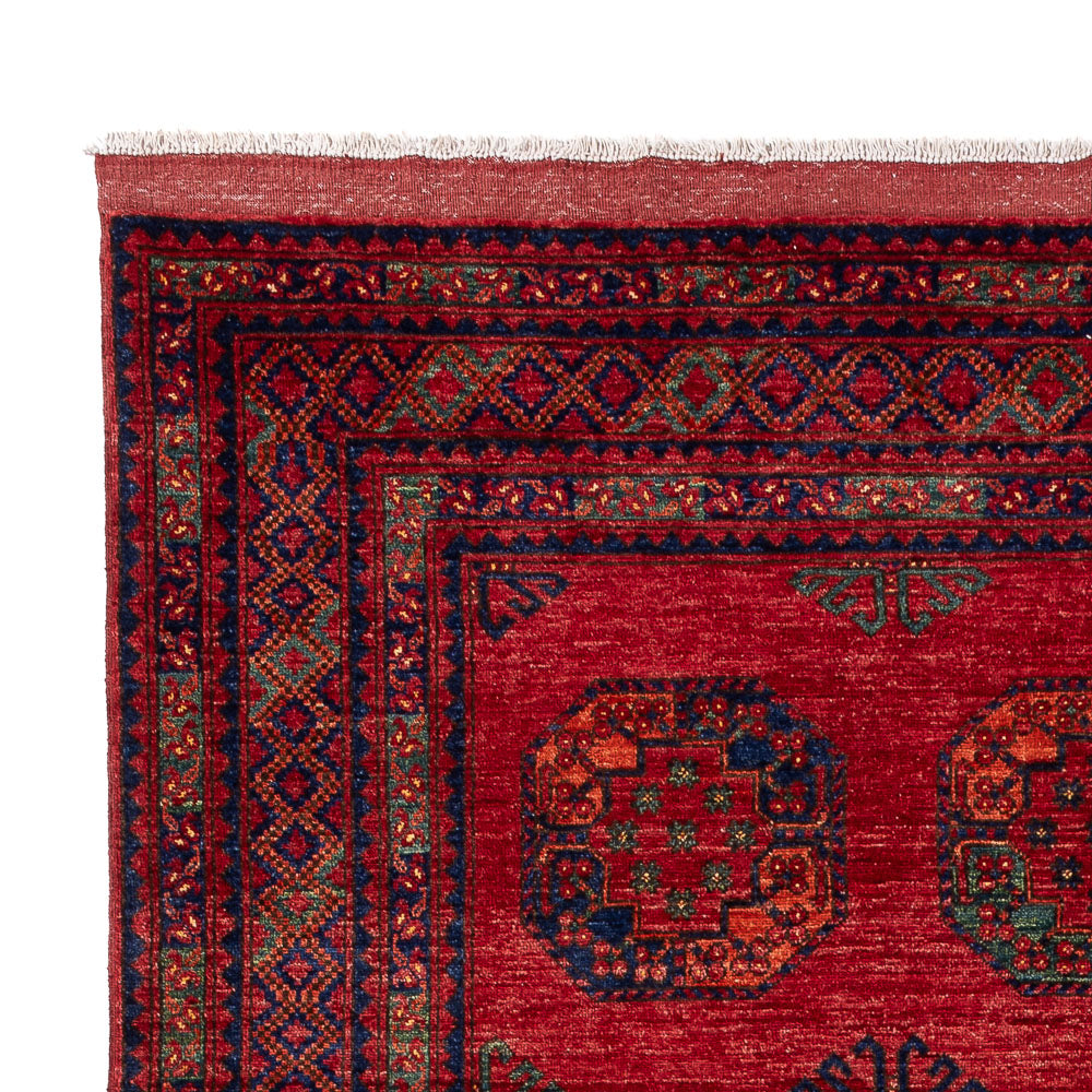 Tappeto afgano - Kunduz - 317 x 213 cm - rosso