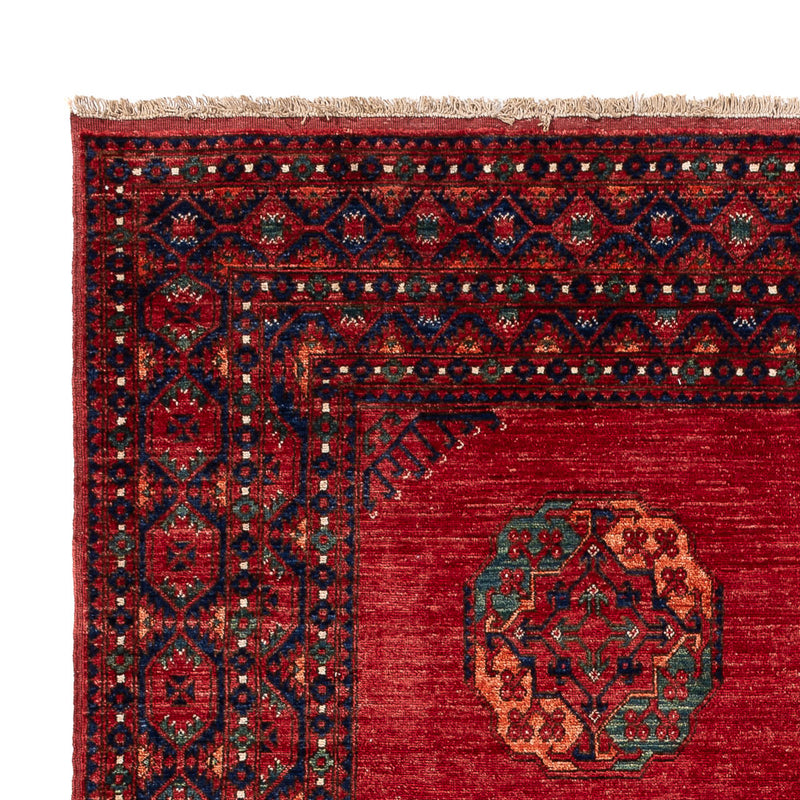 Tappeto afgano - Kunduz - 291 x 212 cm - rosso