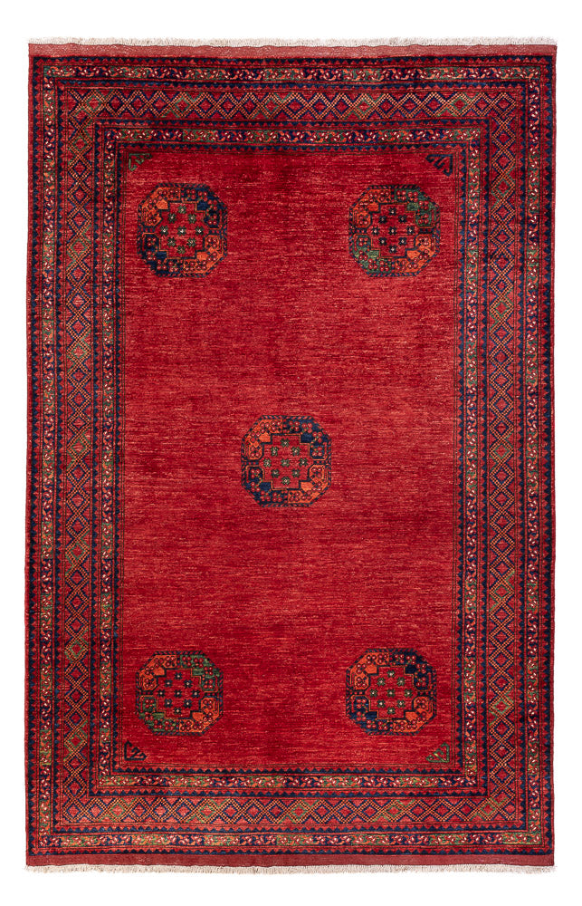 Tappeto afgano - Kunduz - 305 x 204 cm - rosso