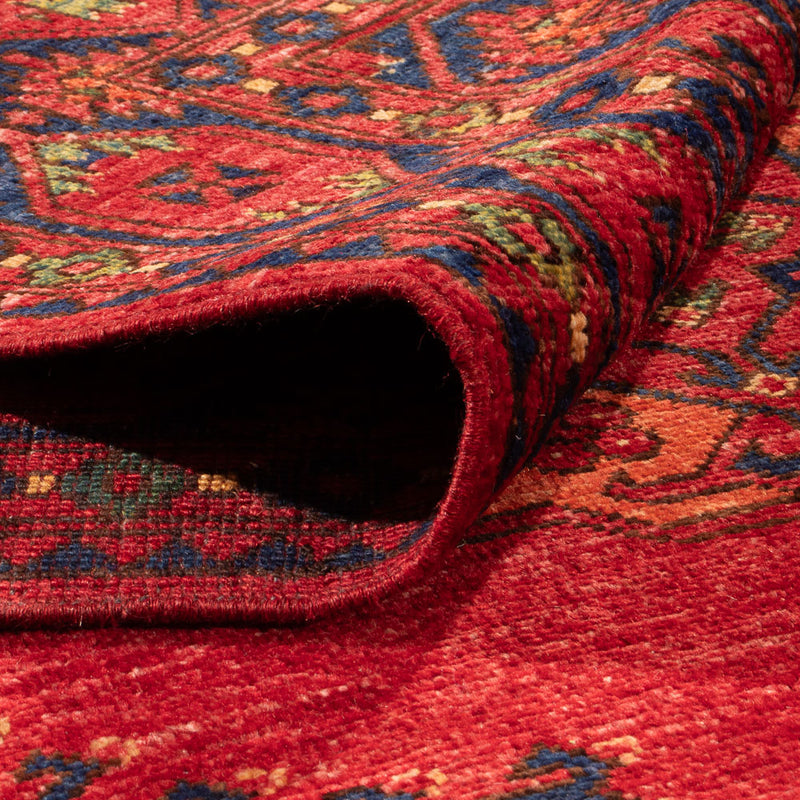 Tappeto afgano - Kunduz - 296 x 214 cm - rosso