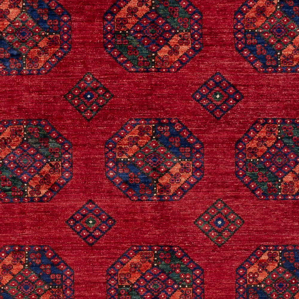 Tappeto afgano - Kunduz - 310 x 206 cm - rosso