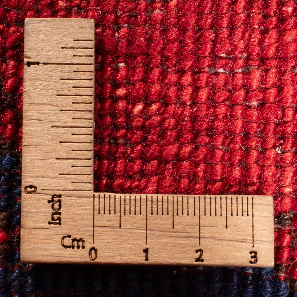 Tappeto corsia Tappeto afgano - Kunduz - 305 x 82 cm - rosso