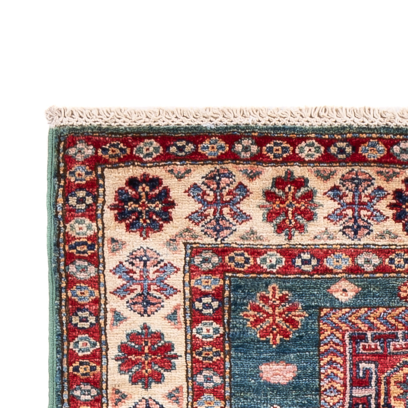 Tappeto corsia Tappeto Ziegler - Kazak - 253 x 78 cm - blu scuro
