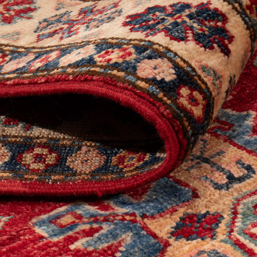 Tappeto corsia Tappeto Ziegler - Kazak - 260 x 75 cm - rosso