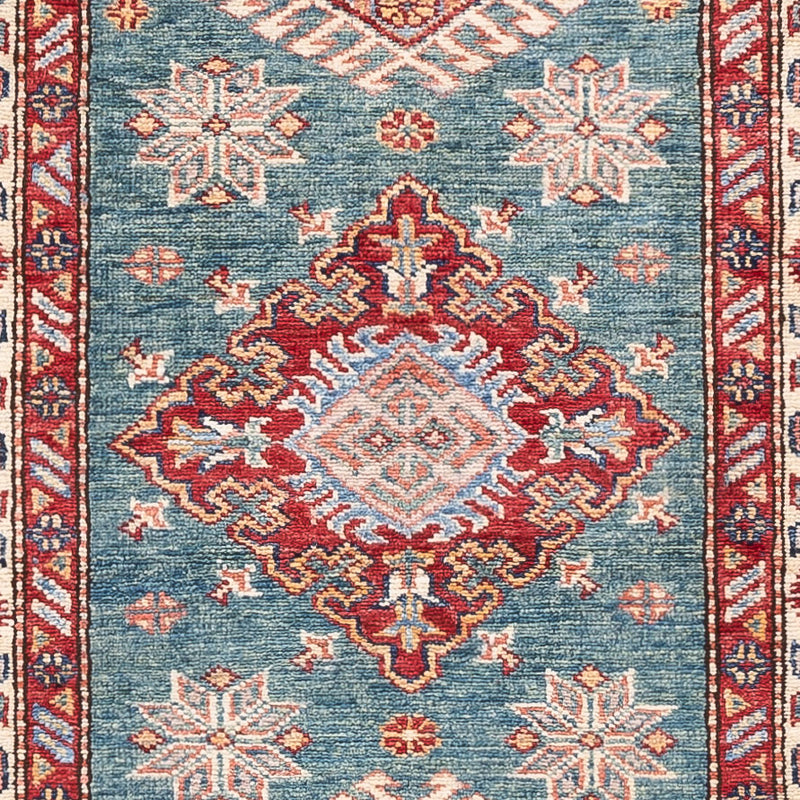 Tappeto corsia Tappeto Ziegler - Kazak - 247 x 75 cm - blu scuro