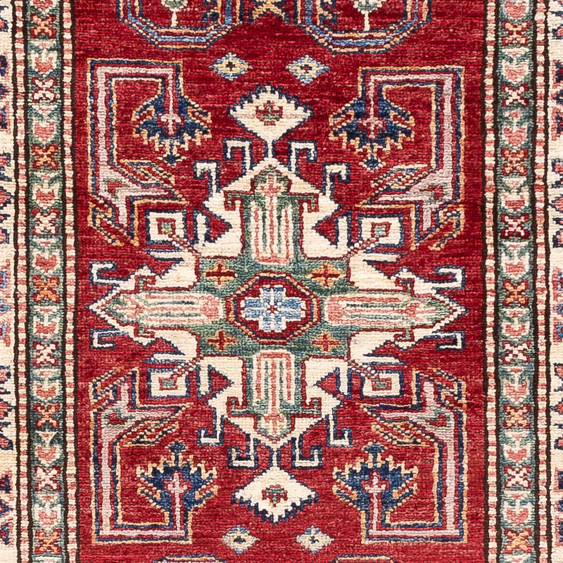 Tappeto corsia Tappeto Ziegler - Kazak - 251 x 76 cm - rosso