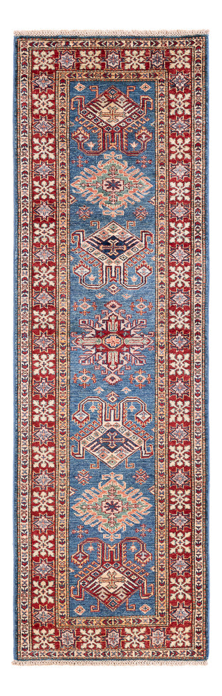 Tappeto corsia Tappeto Ziegler - Kazak - 242 x 73 cm - blu