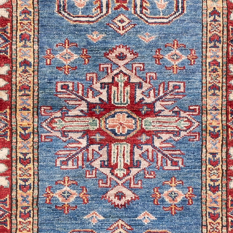 Tappeto corsia Tappeto Ziegler - Kazak - 242 x 73 cm - blu