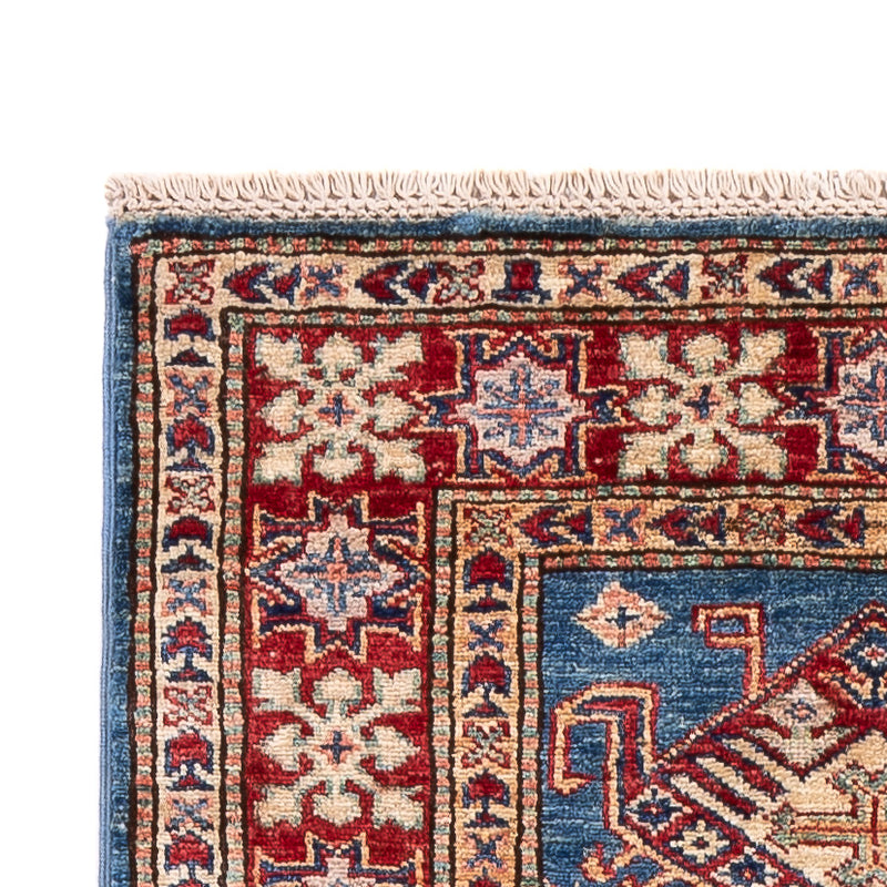 Tappeto corsia Tappeto Ziegler - Kazak - 242 x 73 cm - blu