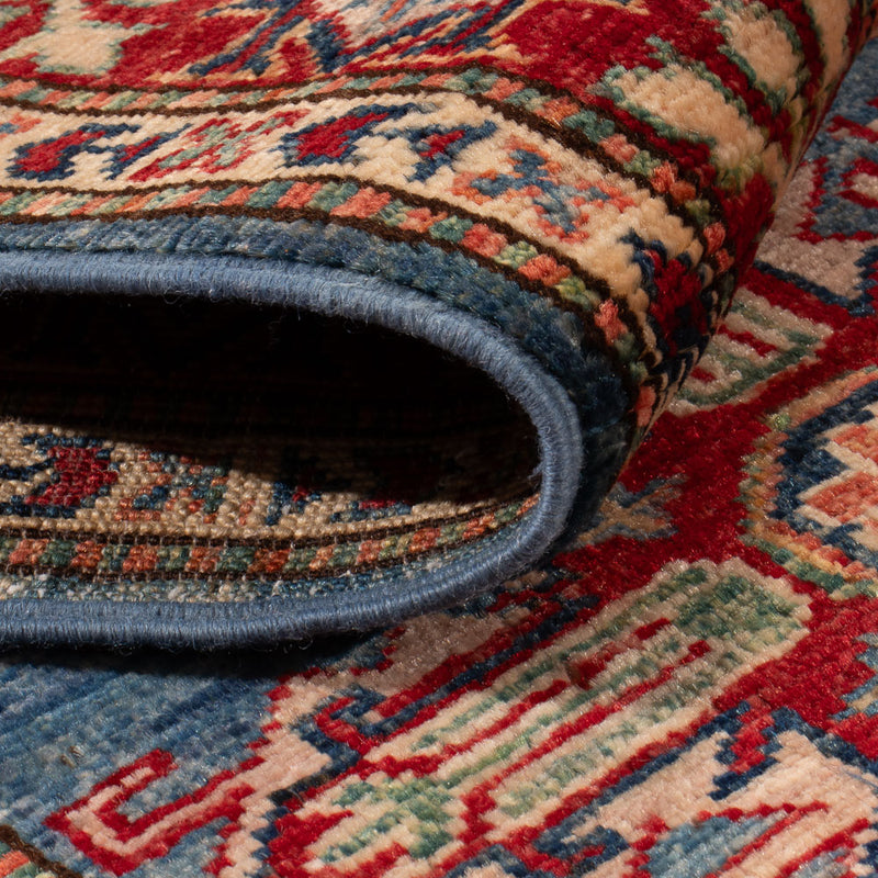 Tappeto corsia Tappeto Ziegler - Kazak - 242 x 73 cm - blu