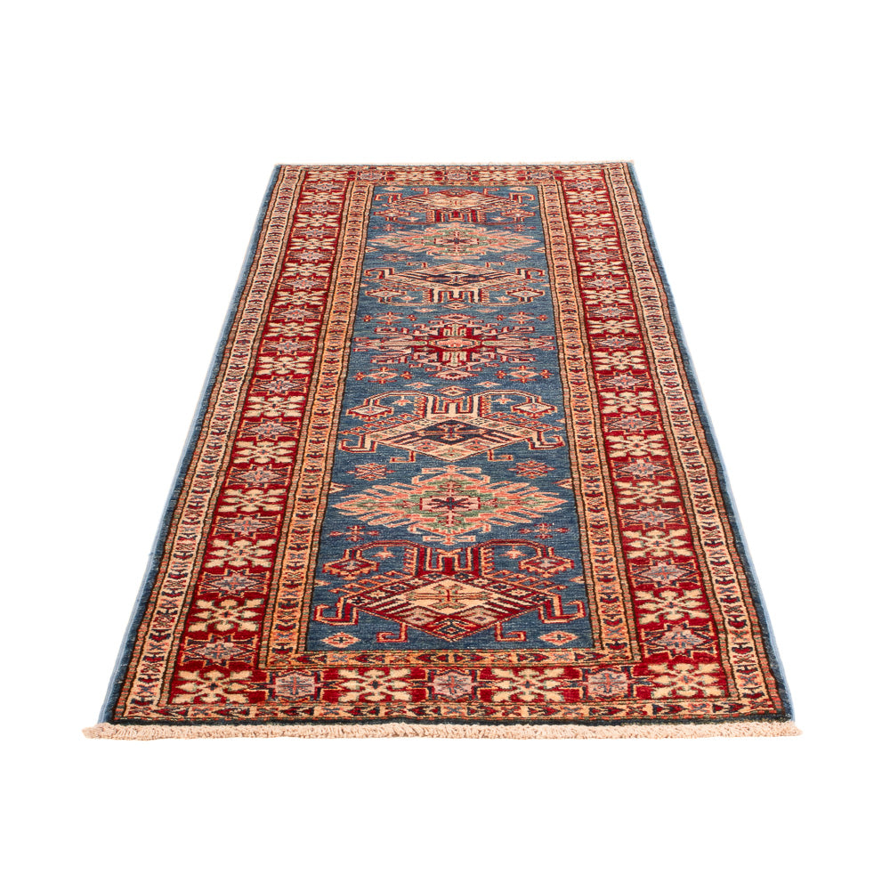 Tappeto corsia Tappeto Ziegler - Kazak - 242 x 73 cm - blu
