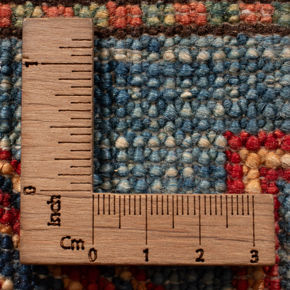 Tappeto corsia Tappeto Ziegler - Kazak - 242 x 73 cm - blu