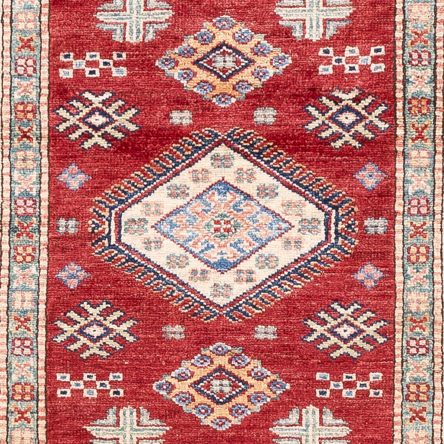 Tappeto corsia Tappeto Ziegler - Kazak - 238 x 75 cm - rosso