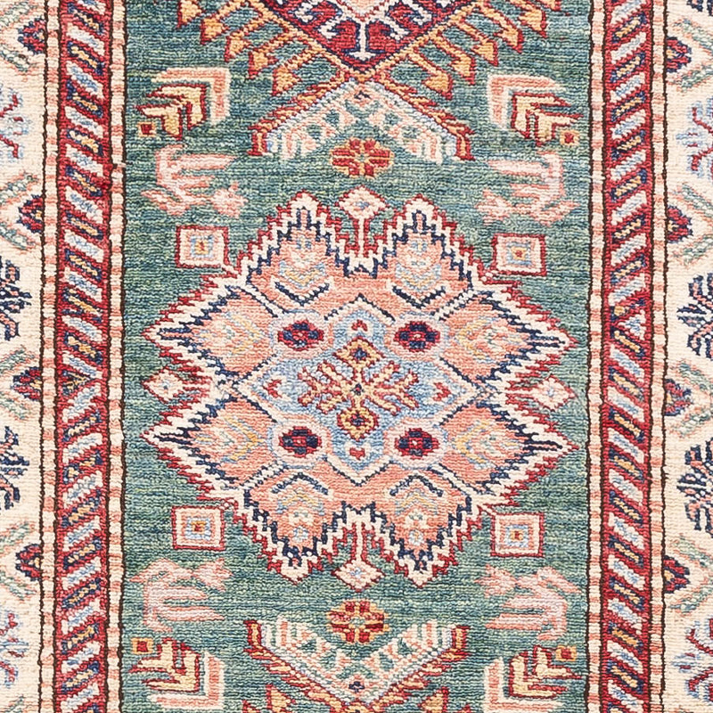 Tappeto corsia Tappeto Ziegler - Kazak - 248 x 73 cm - verde scuro
