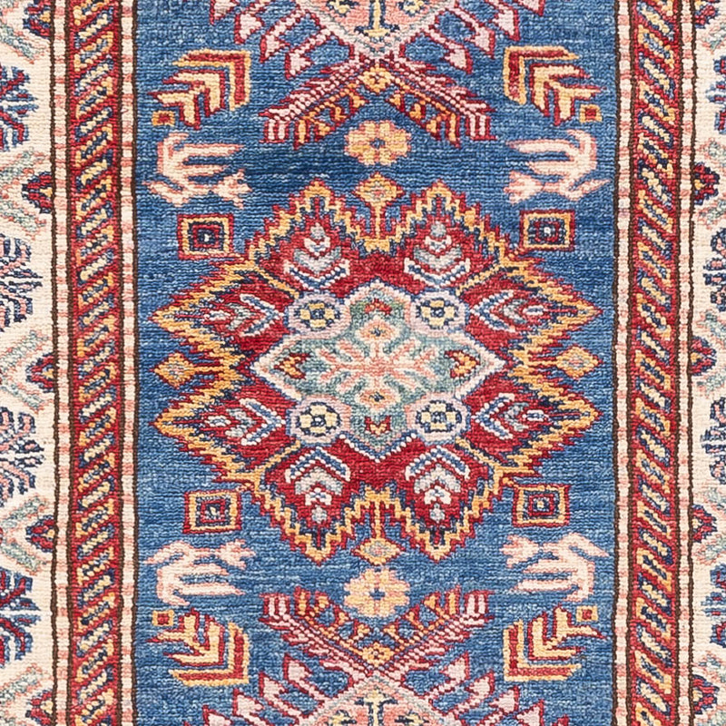 Tappeto corsia Tappeto Ziegler - Kazak - 247 x 73 cm - blu