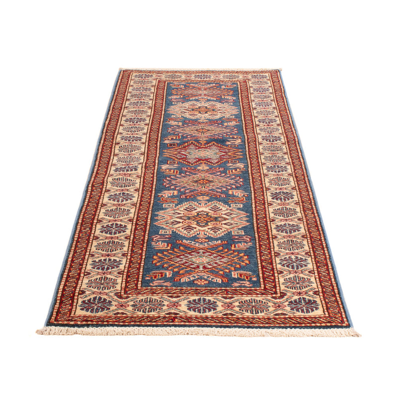 Tappeto corsia Tappeto Ziegler - Kazak - 247 x 73 cm - blu