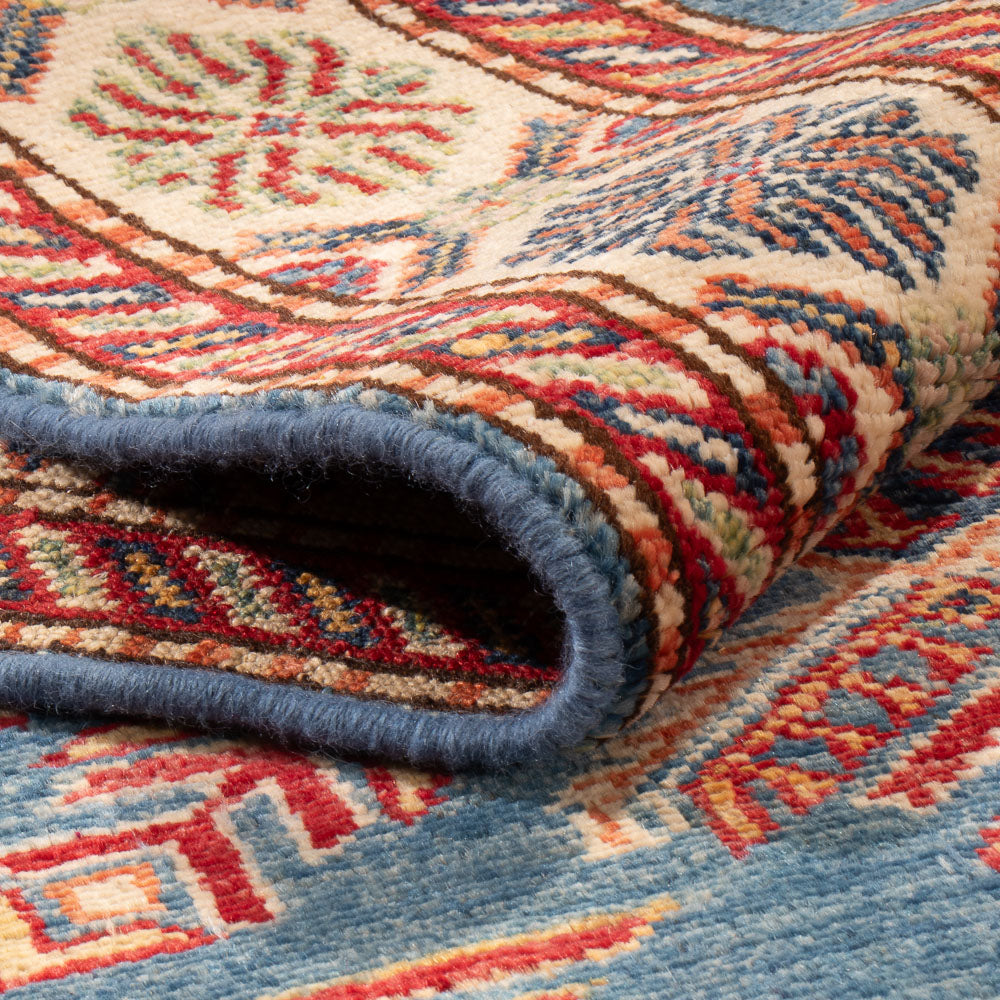 Tappeto corsia Tappeto Ziegler - Kazak - 287 x 78 cm - blu