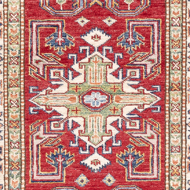 Tappeto corsia Tappeto Ziegler - Kazak - 250 x 76 cm - rosso