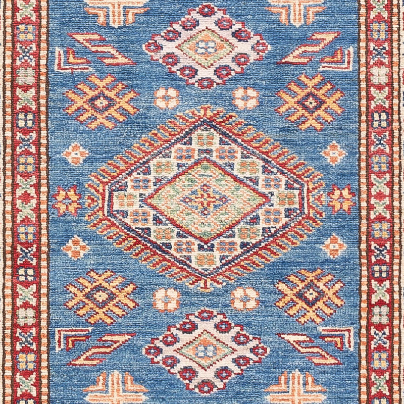 Tappeto corsia Tappeto Ziegler - Kazak - 252 x 75 cm - blu