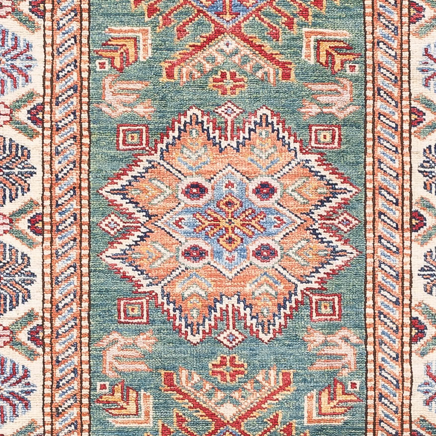 Tappeto corsia Tappeto Ziegler - Kazak - 243 x 72 cm - verde chiaro