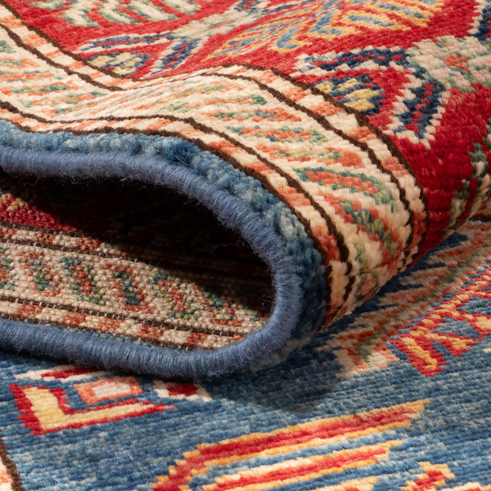 Tappeto corsia Tappeto Ziegler - Kazak - 307 x 83 cm - blu