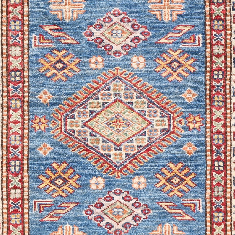 Tappeto corsia Tappeto Ziegler - Kazak - 254 x 77 cm - blu