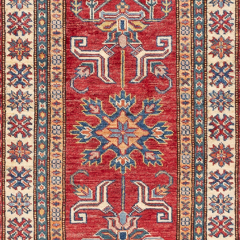 Tappeto corsia Tappeto Ziegler - Kazak - 294 x 71 cm - rosso