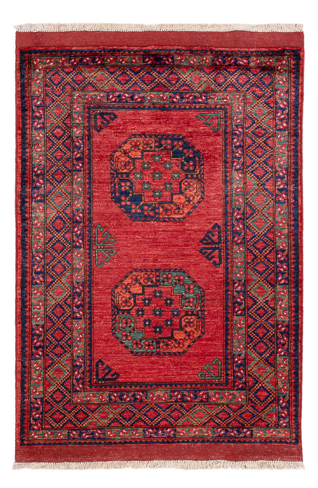 Tappeto afgano - 149 x 104 cm - rosso