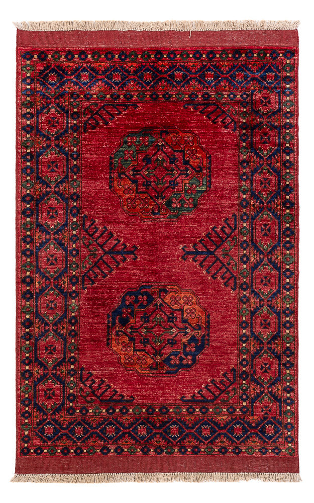 Tappeto afgano - 151 x 103 cm - rosso