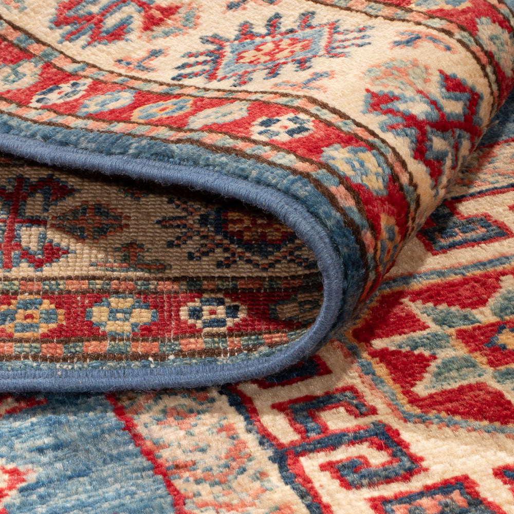 Tappeto Ziegler - Kazak - 150 x 97 cm - blu