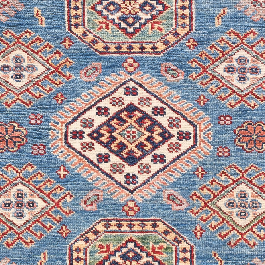 Tappeto Ziegler - Kazak - 154 x 101 cm - blu